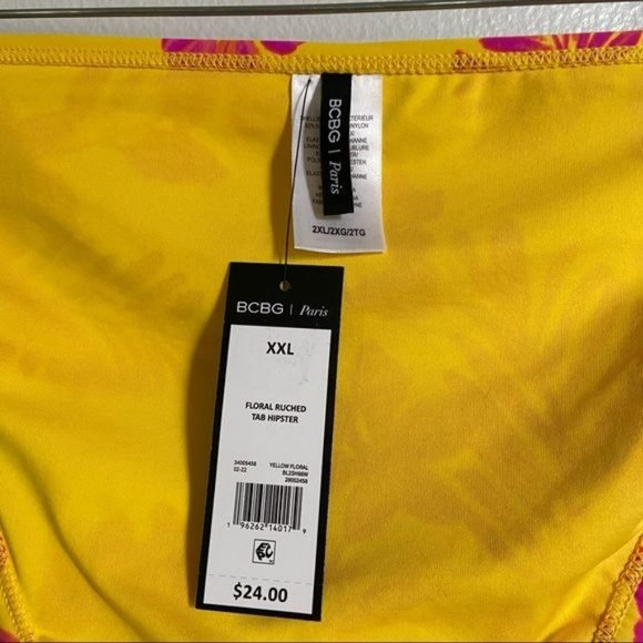 BCBG Paris Floral Bikini Swimsuit - Picture 13 of 14
